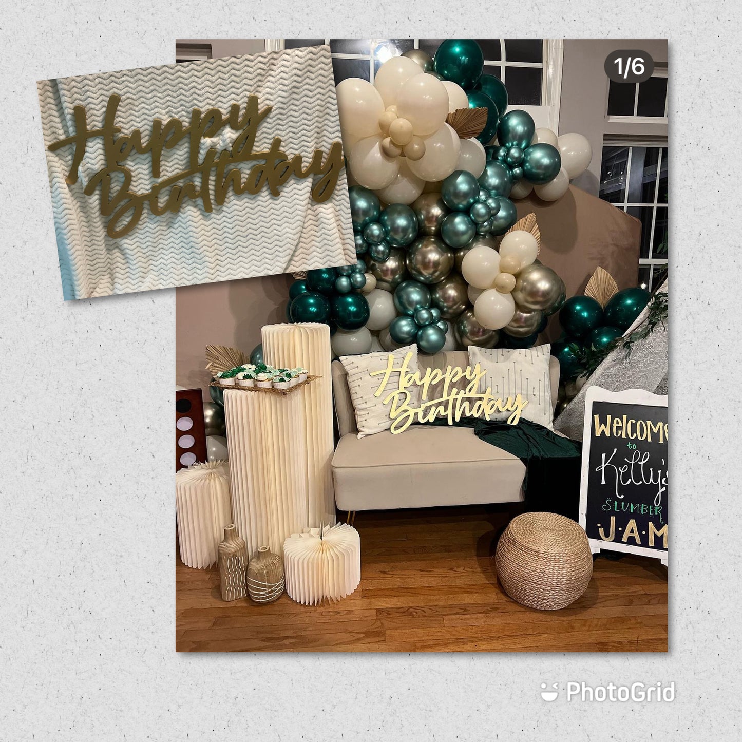 Custom Word Wood Door Sign