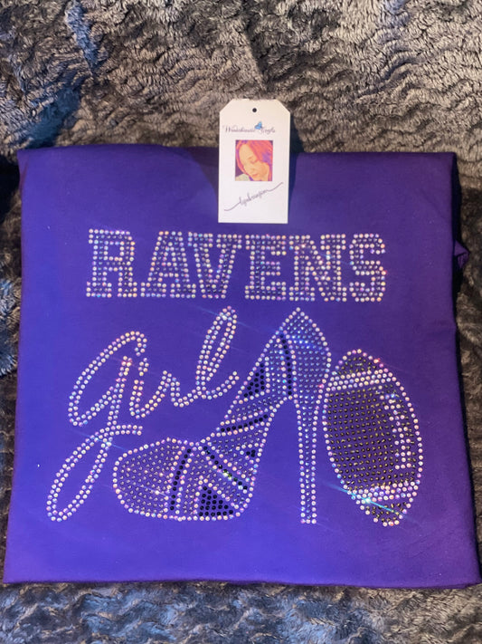 Baltimore Raven’s Custom Made T-shirts