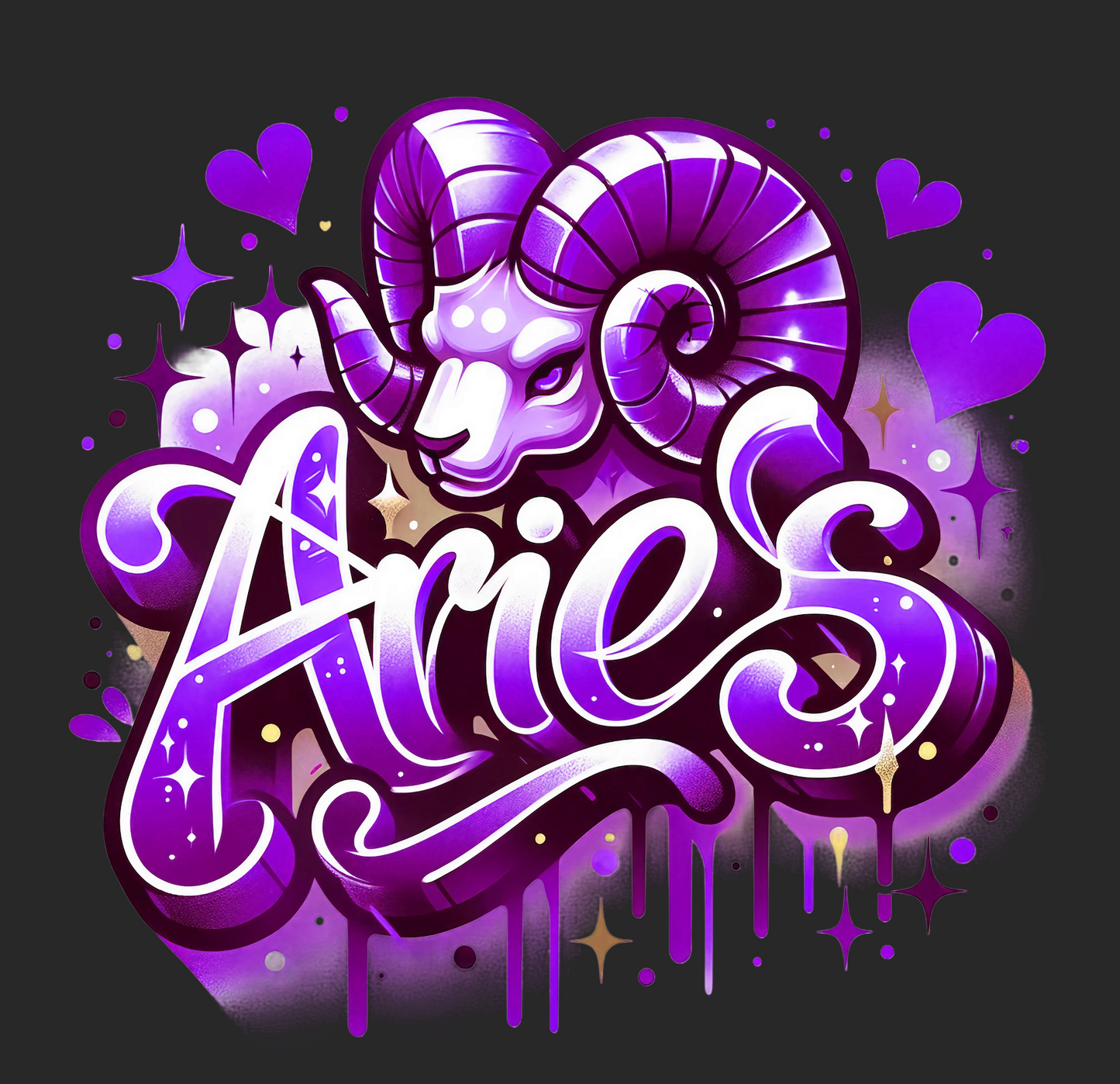 Zodiac T-shirt - Purple