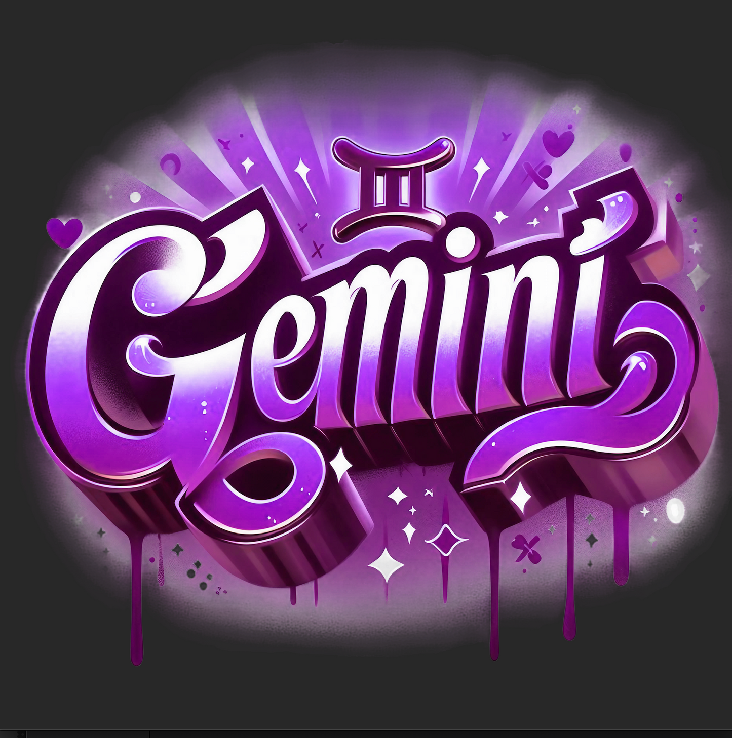 Zodiac T-shirt - Purple