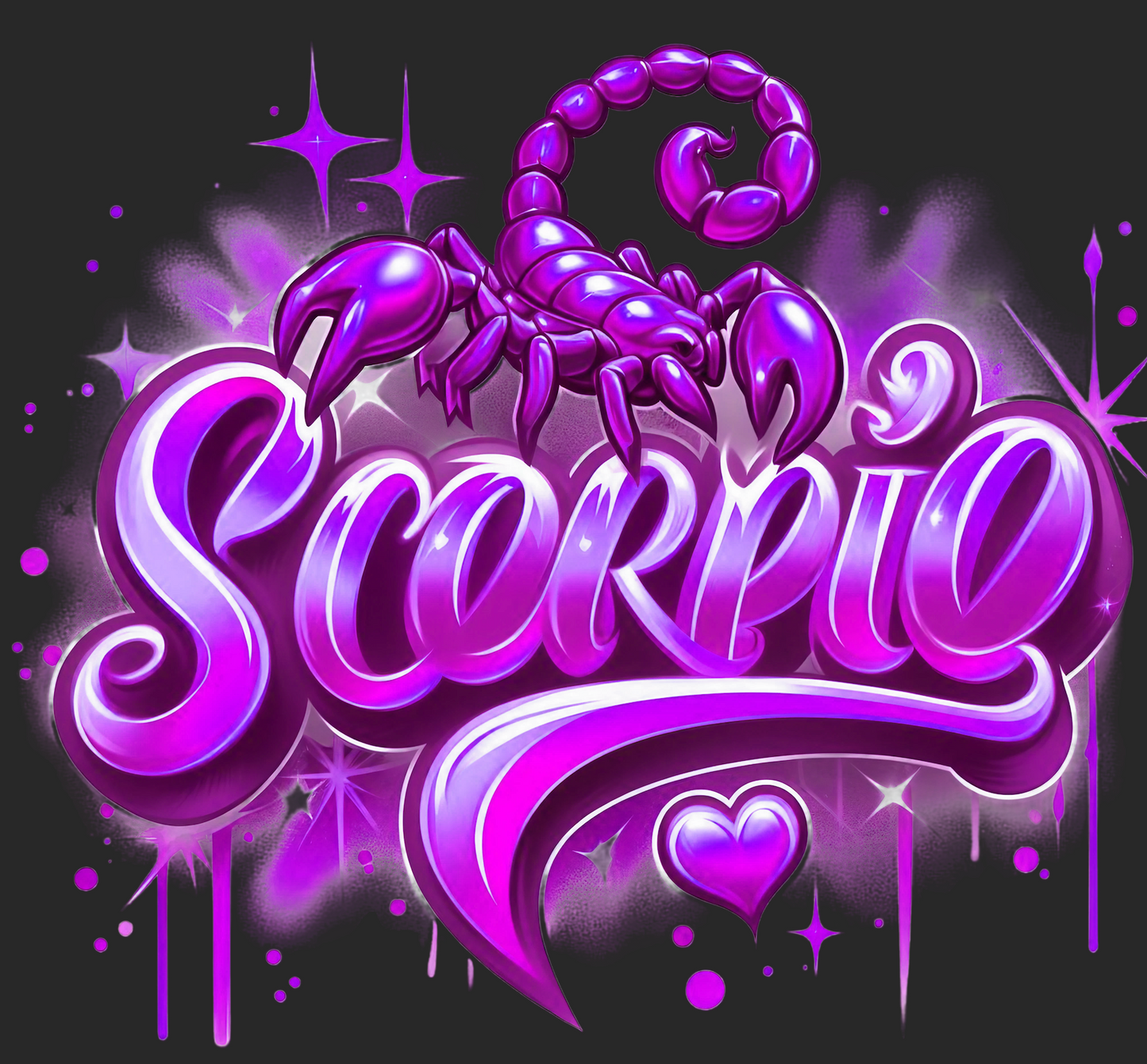 Zodiac T-shirt - Purple