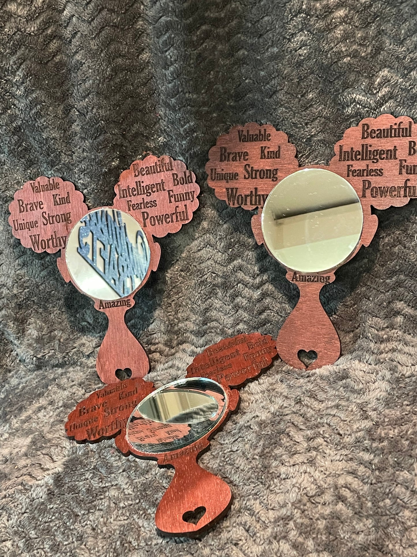 Affirmations Hand Held Mirror