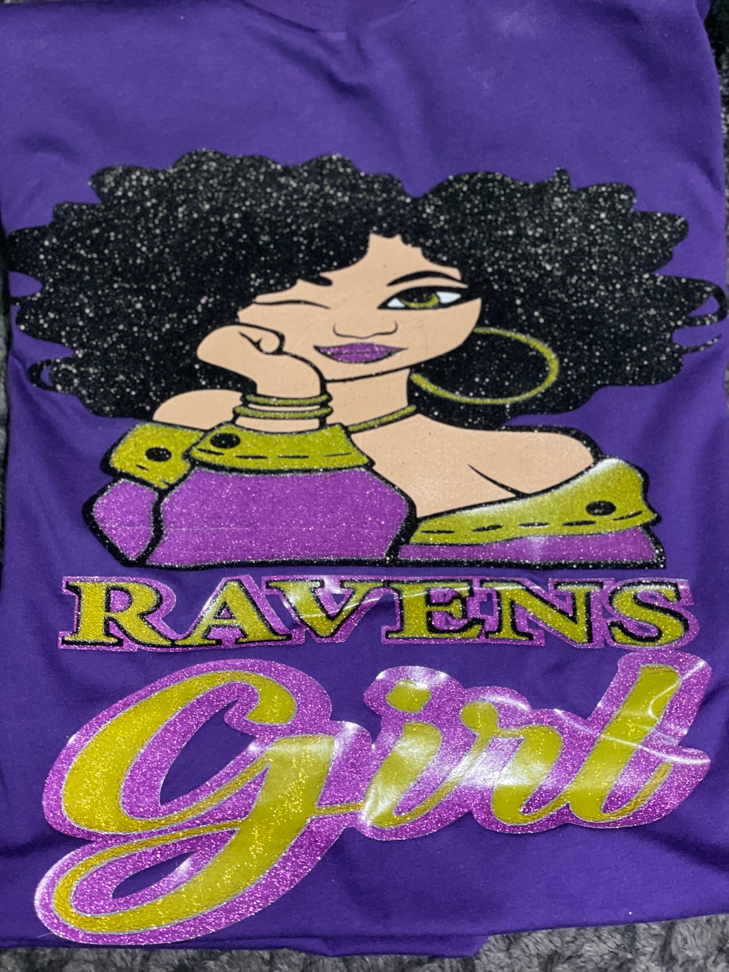 Baltimore Raven’s Custom Made T-shirts