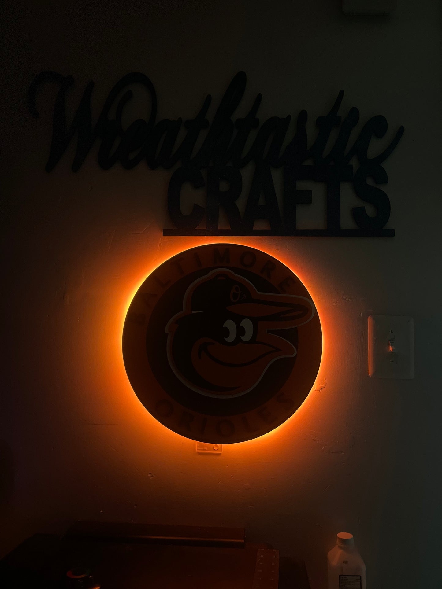 Baltimore Orioles Wood Sign