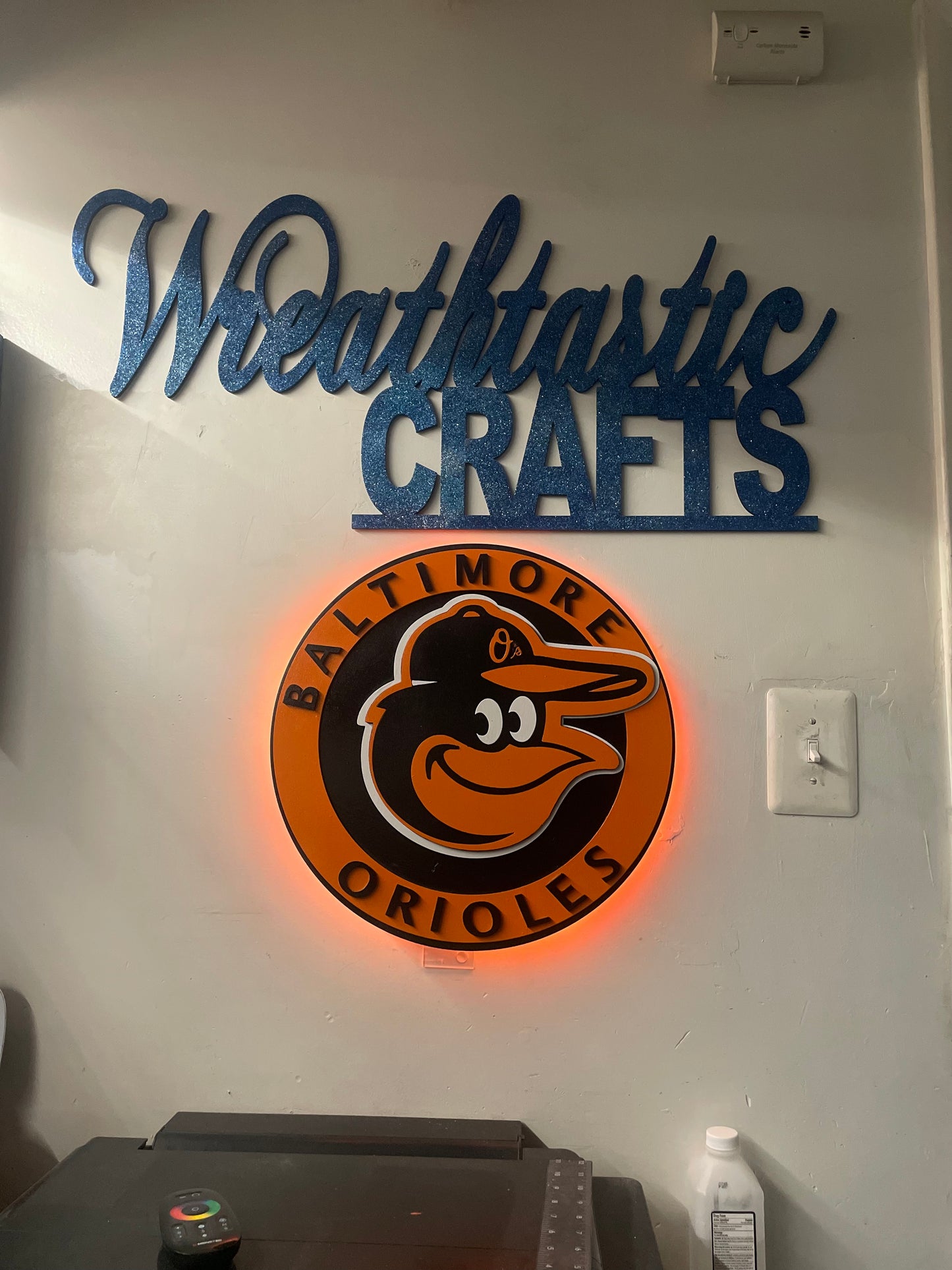 Baltimore Orioles Wood Sign