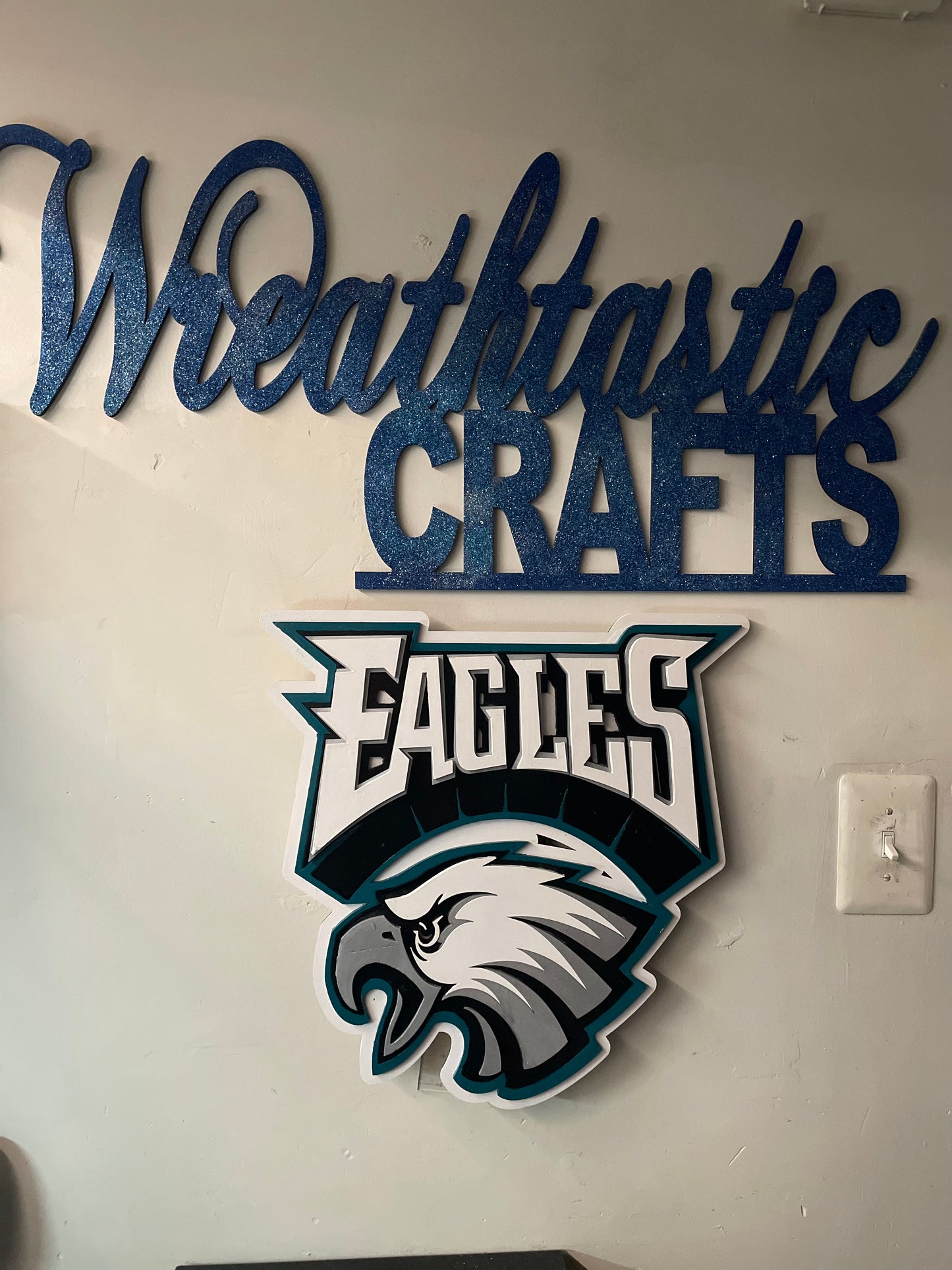 Philadelphia Eagle’s Wood Sign