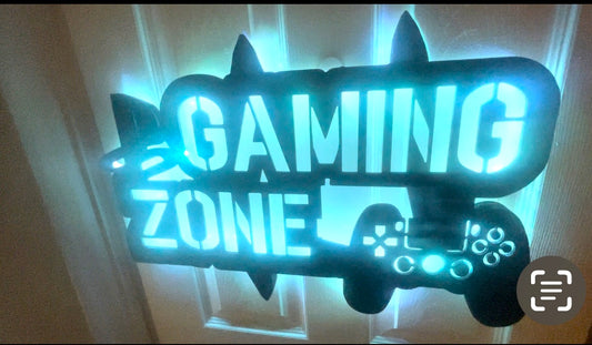 PlayStation Gaming Zone Sign